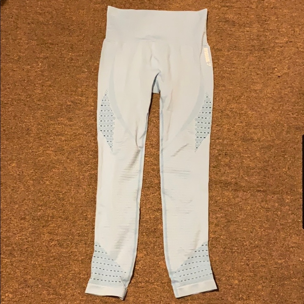 Gymshark High Waisted Energy Seamless Blue L